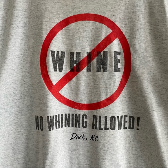 Vintage Duck North Carolina Fun Humor Graphic T-Shirt No Whining Allowed size XL - Picture 3 of 12